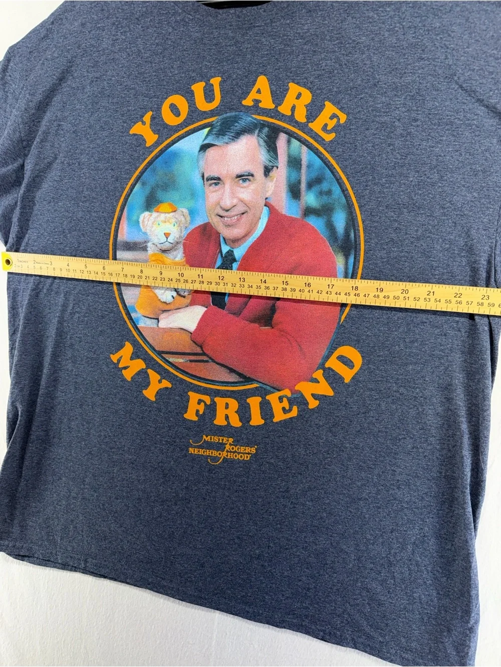Mister Rogers Neighborhood You Are My Friend Graphic Tee - Blue